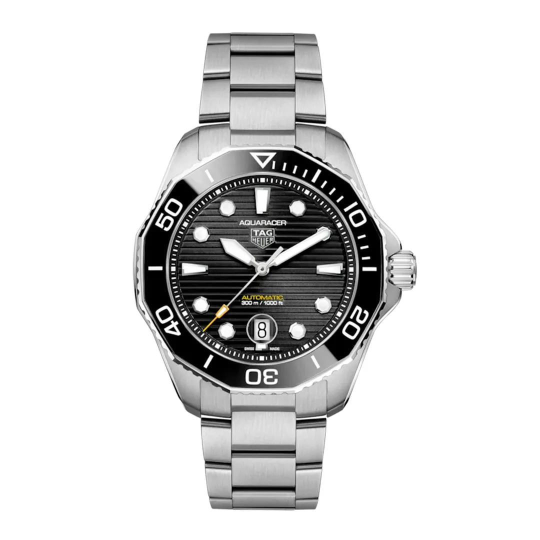-Orologio TAG Heuer Aquaracer Professional 300 Nero WBP201A.BA0632