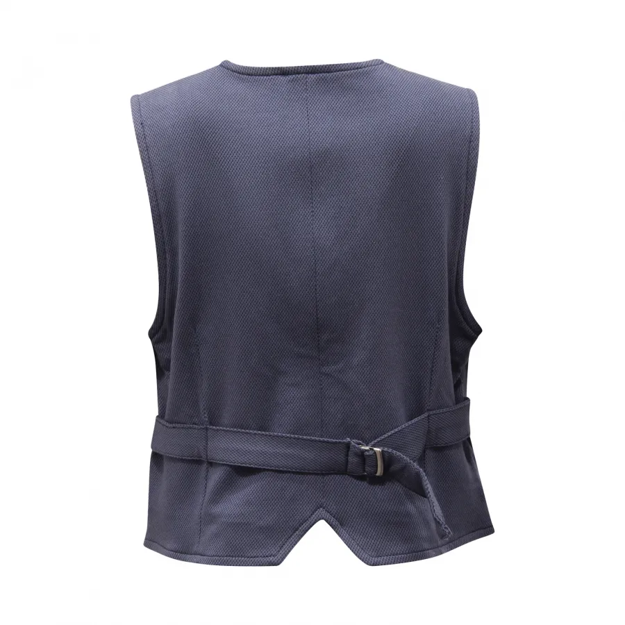 0355AR gilet bimbo PAOLO PECORA boy kids waiscoat blue