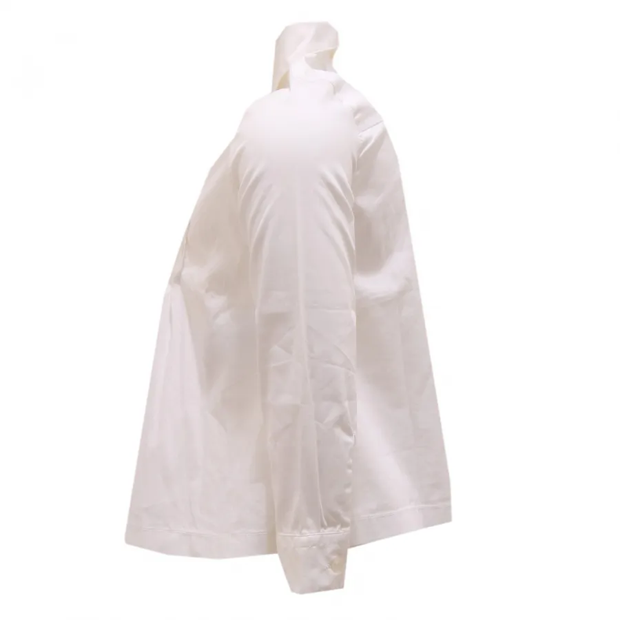 0801T camicia bimba ARMANI JUNIOR cotone bianco manica lunga shirt kid
