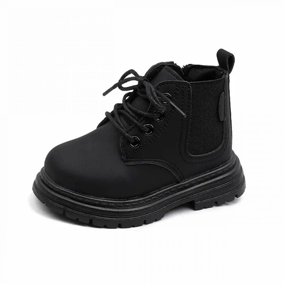 2024 stivali da ragazza autunno inverno nuovi stivali corti per bambini con fondo morbido peluche caldo scarpe da bambino per ba