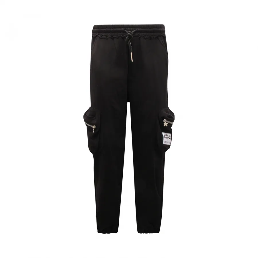 4746AS pantalone tuta uomo COMME DES FUCKDOWN man sweatpants black