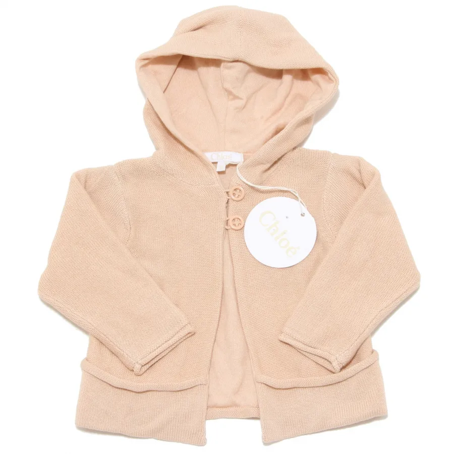 5504I cardigan bimba CHLOE' seta cachemire maglie jumpers kids
