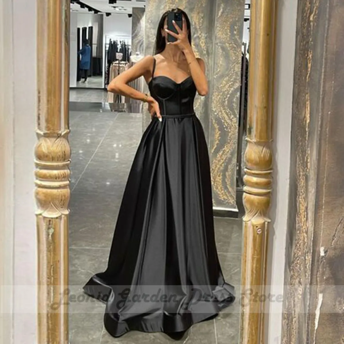 Abiti da festa classici rossi Sweetheart Satin Sirena Lunghezza pavimento Abiti da sera Cinghia per spaghetti A Line Cerniera Oc