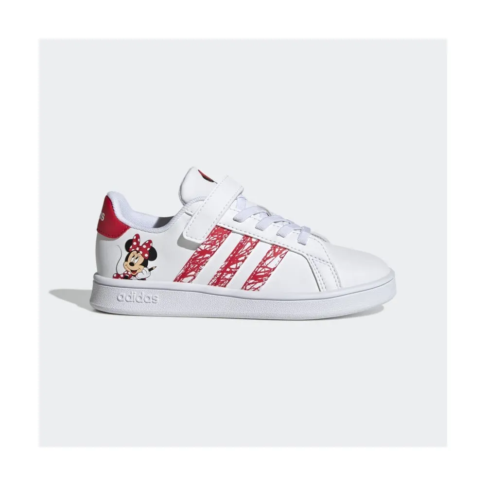 ADIDAS GRANDCOURT DISNEY - SCARPE - BAMBINA - BIANCO-ROSSO - GZ3318