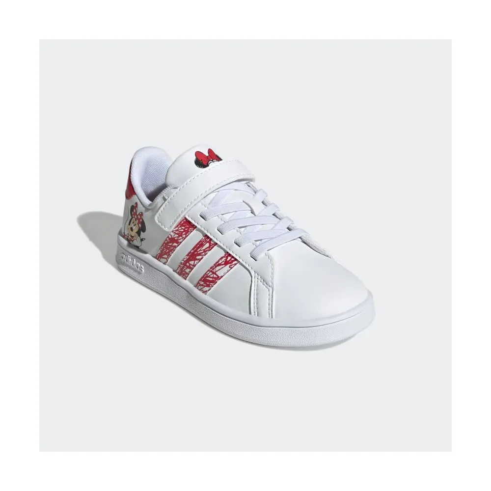 ADIDAS GRANDCOURT DISNEY - SCARPE - BAMBINA - BIANCO-ROSSO - GZ3318