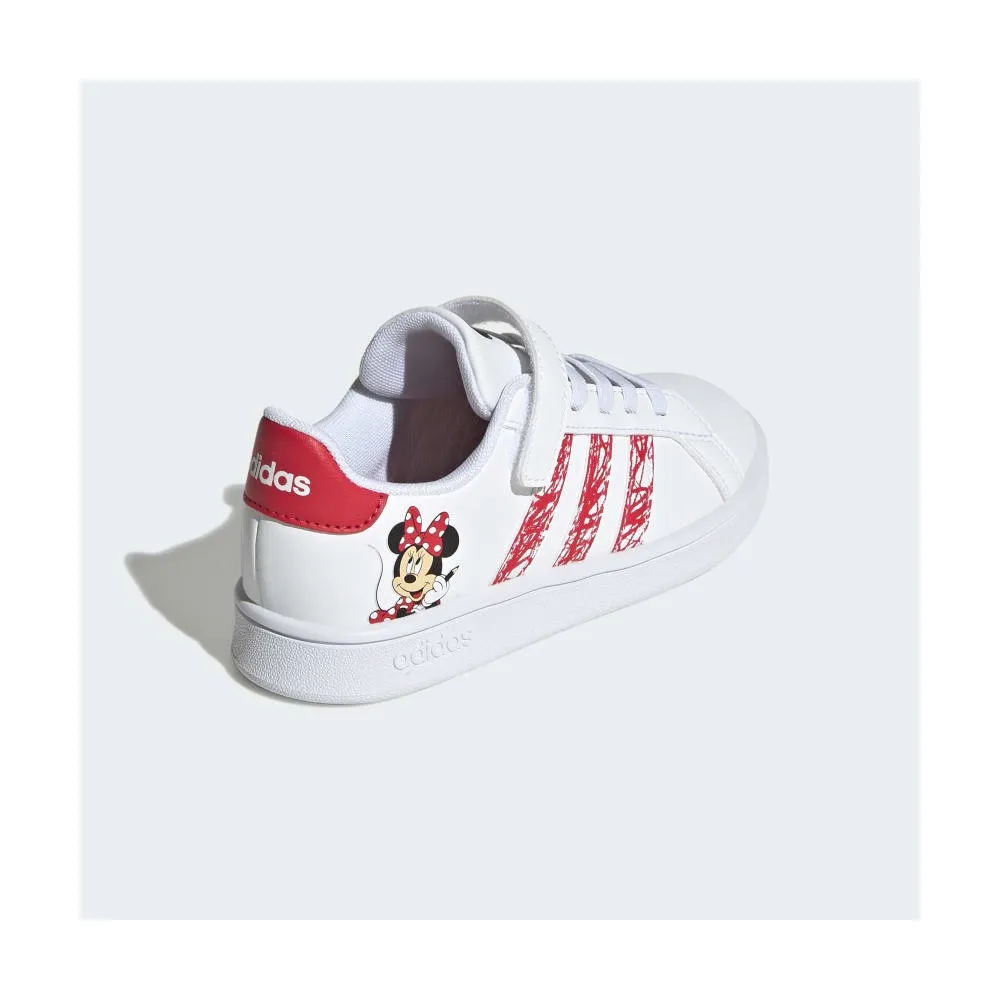 ADIDAS GRANDCOURT DISNEY - SCARPE - BAMBINA - BIANCO-ROSSO - GZ3318