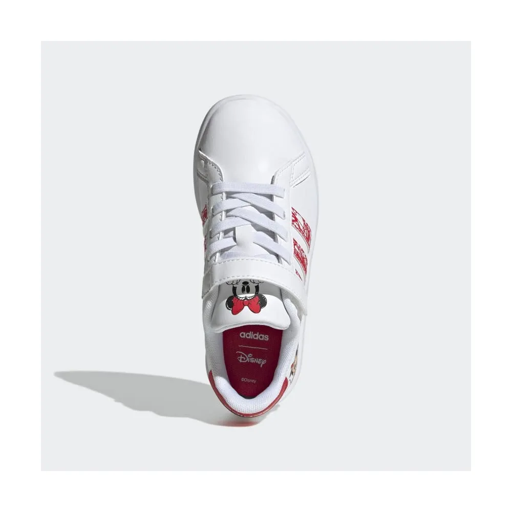 ADIDAS GRANDCOURT DISNEY - SCARPE - BAMBINA - BIANCO-ROSSO - GZ3318