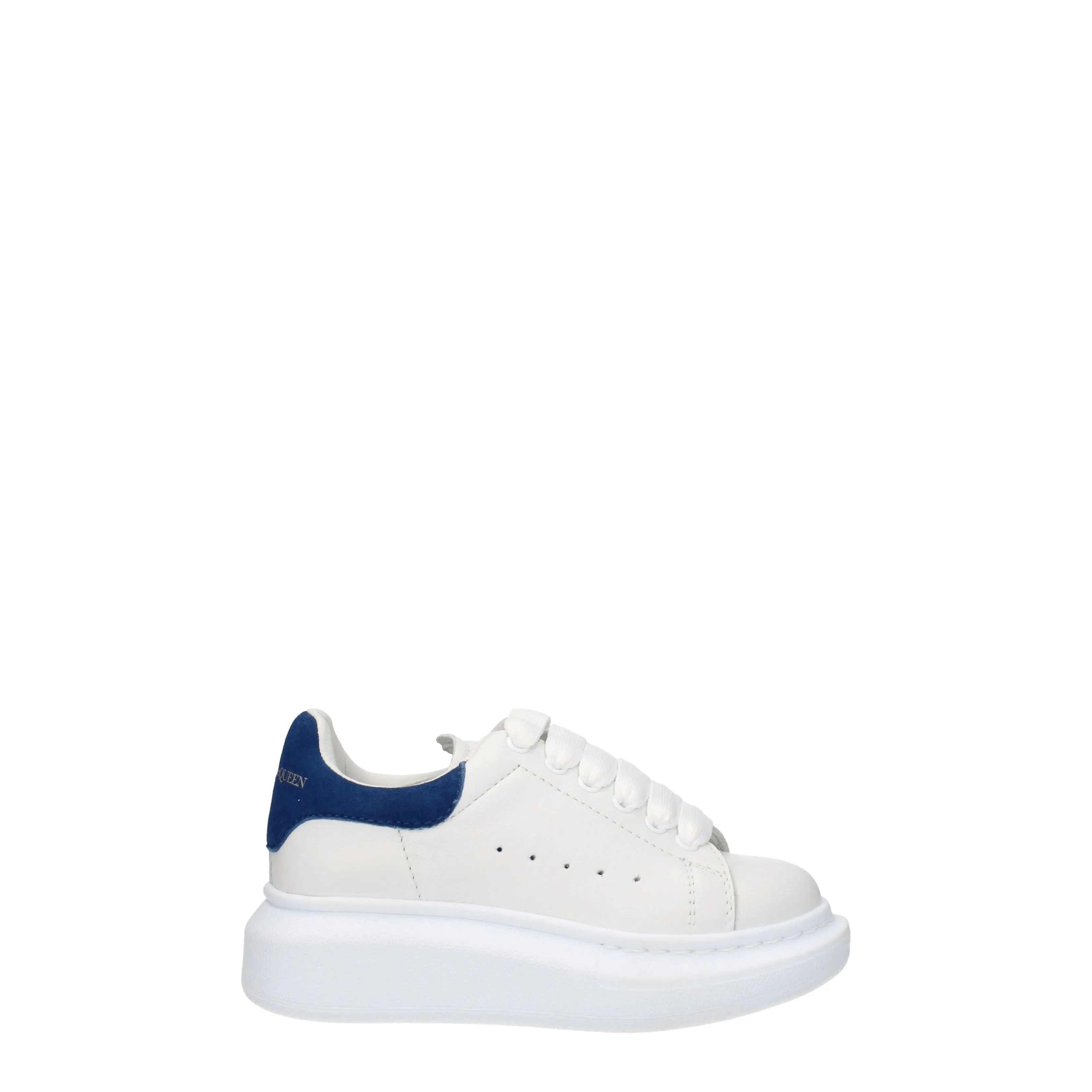 Alexander McQueen Idee regalo Sneakers kids Uomo Pelle Bianco/Blu
