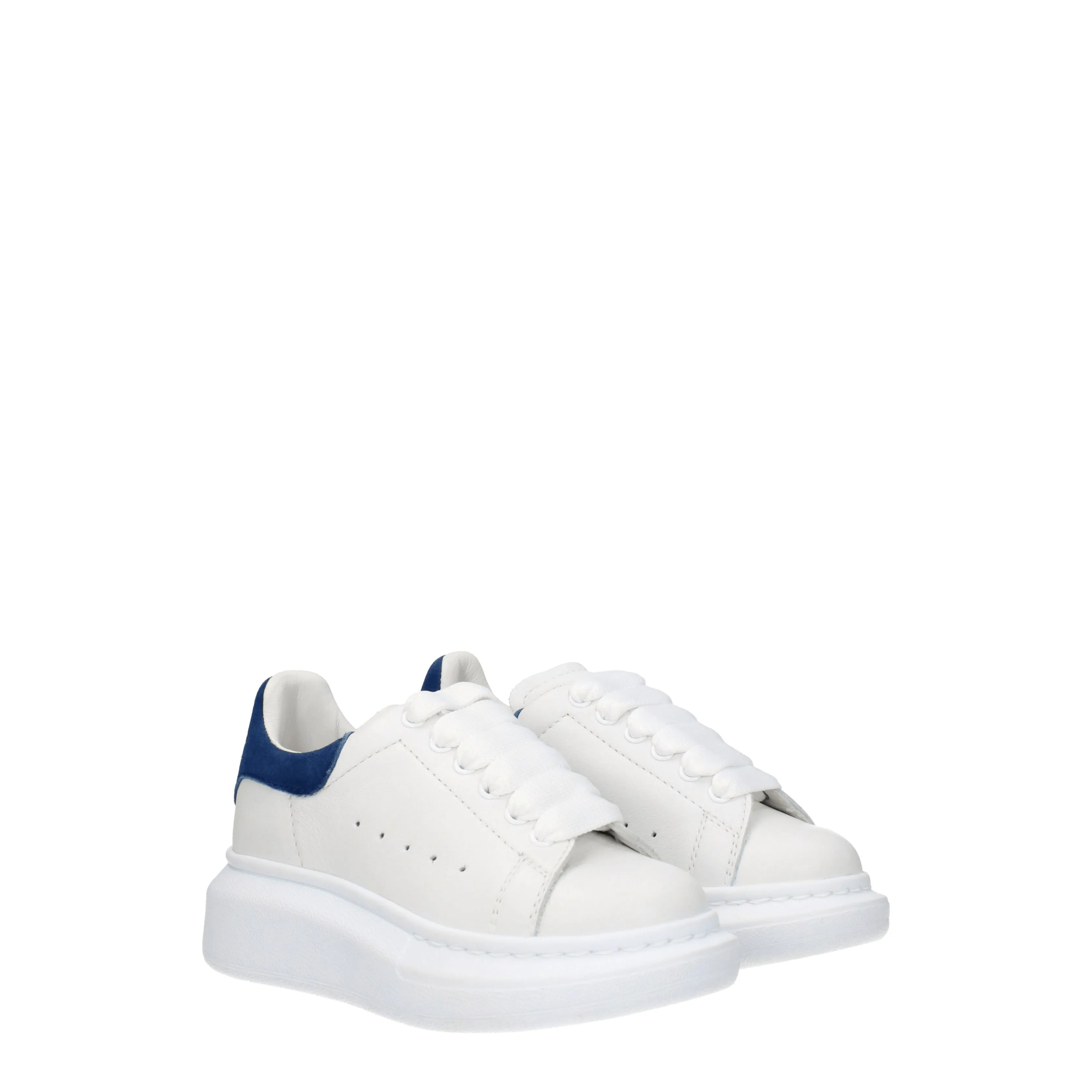 Alexander McQueen Idee regalo Sneakers kids Uomo Pelle Bianco/Blu