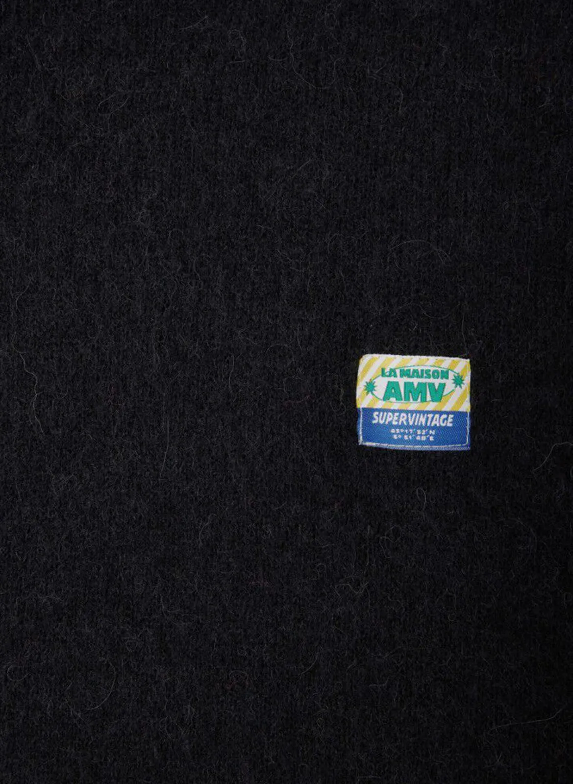  AMERICAN VINTAGE   VITOW - Maglione lungo e ampio in misto lana | Nero