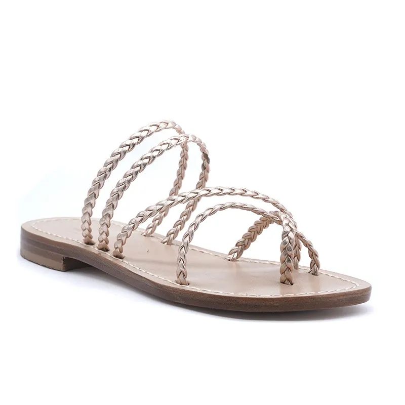 anita sandali classici con treccia