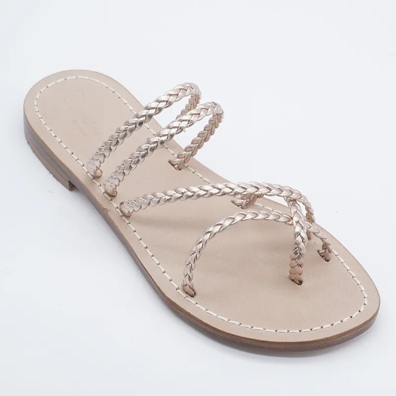anita sandali classici con treccia