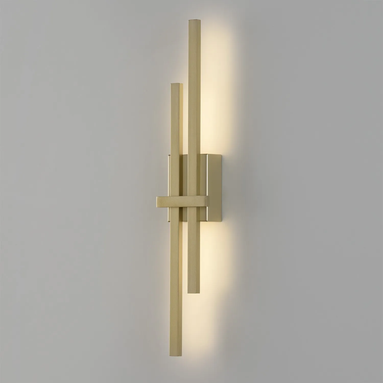 Applique Decorativa Shadow Bacchette Oro Led CCT Retroilluminazione ACB