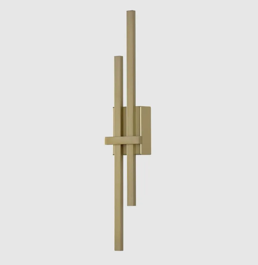 Applique Decorativa Shadow Bacchette Oro Led CCT Retroilluminazione ACB