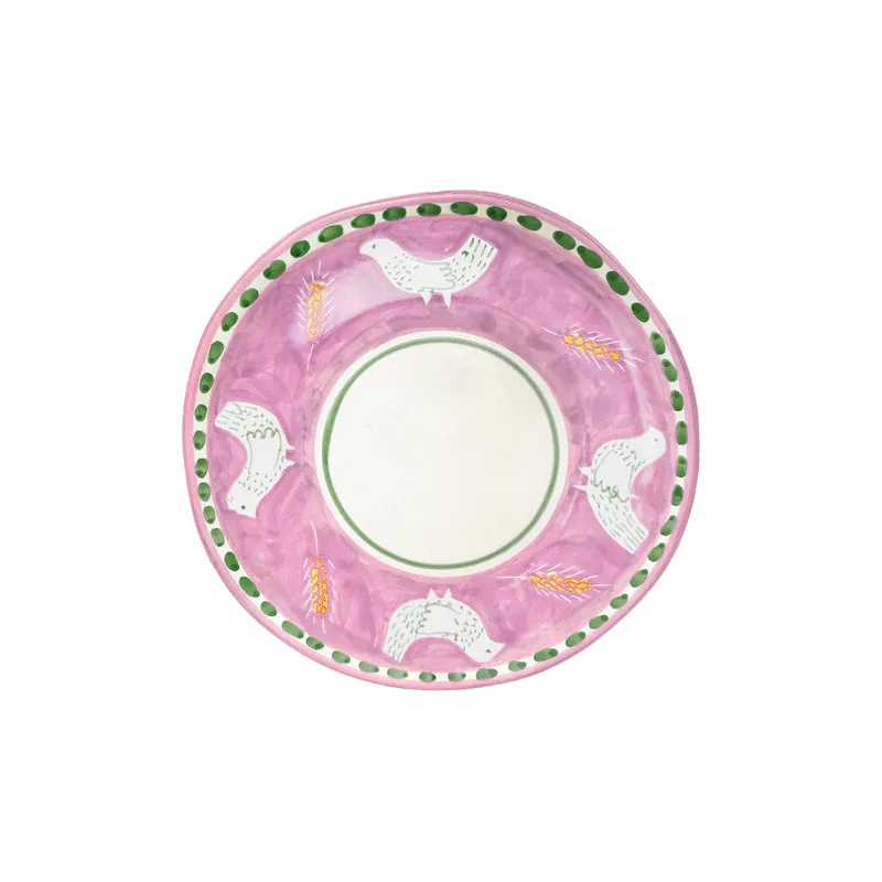 Arcucci Materia piuma rosa piatto frutta 23 cm