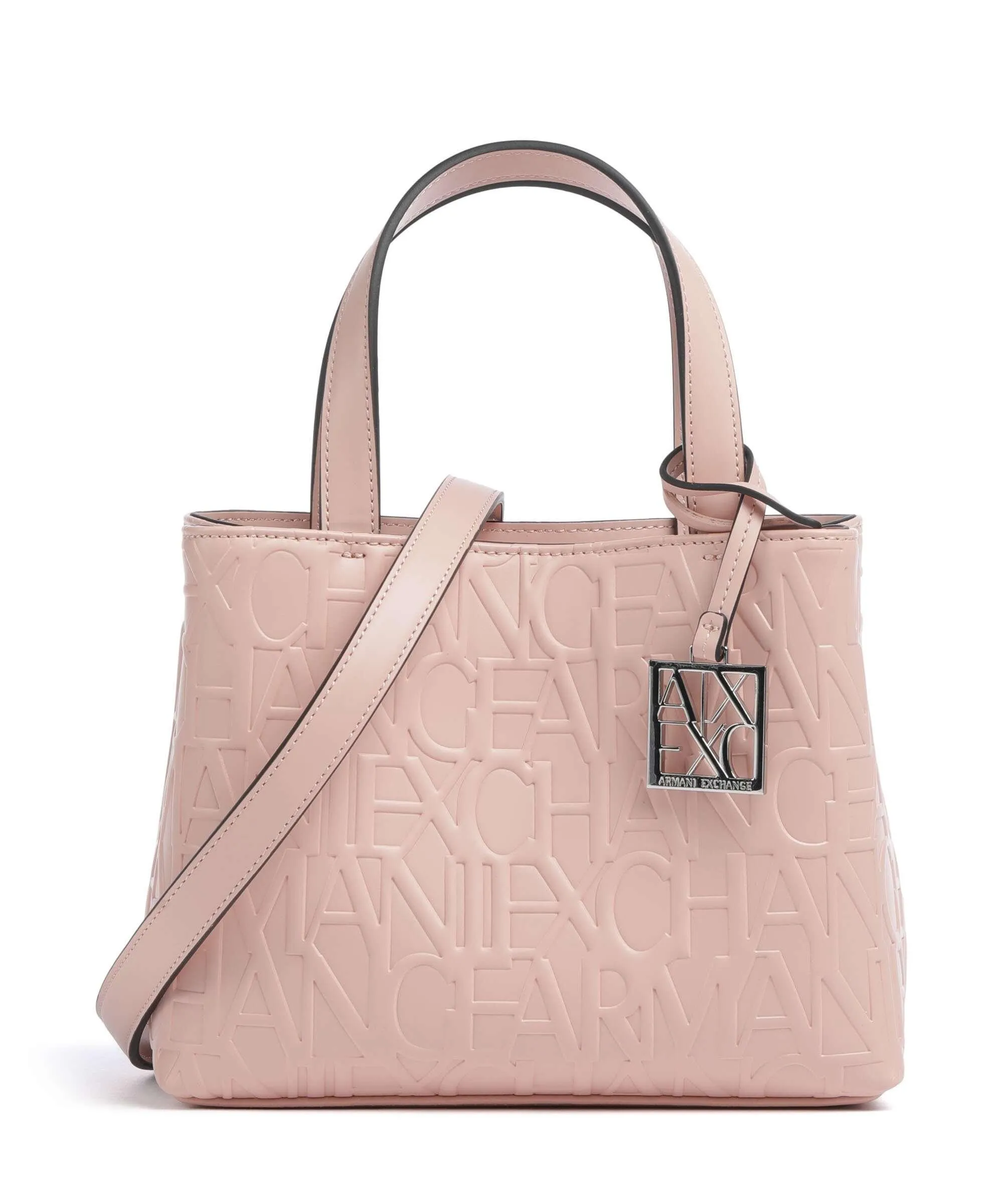  Armani Exchange Liz S Borsa a mano pelle sintetica rosa  