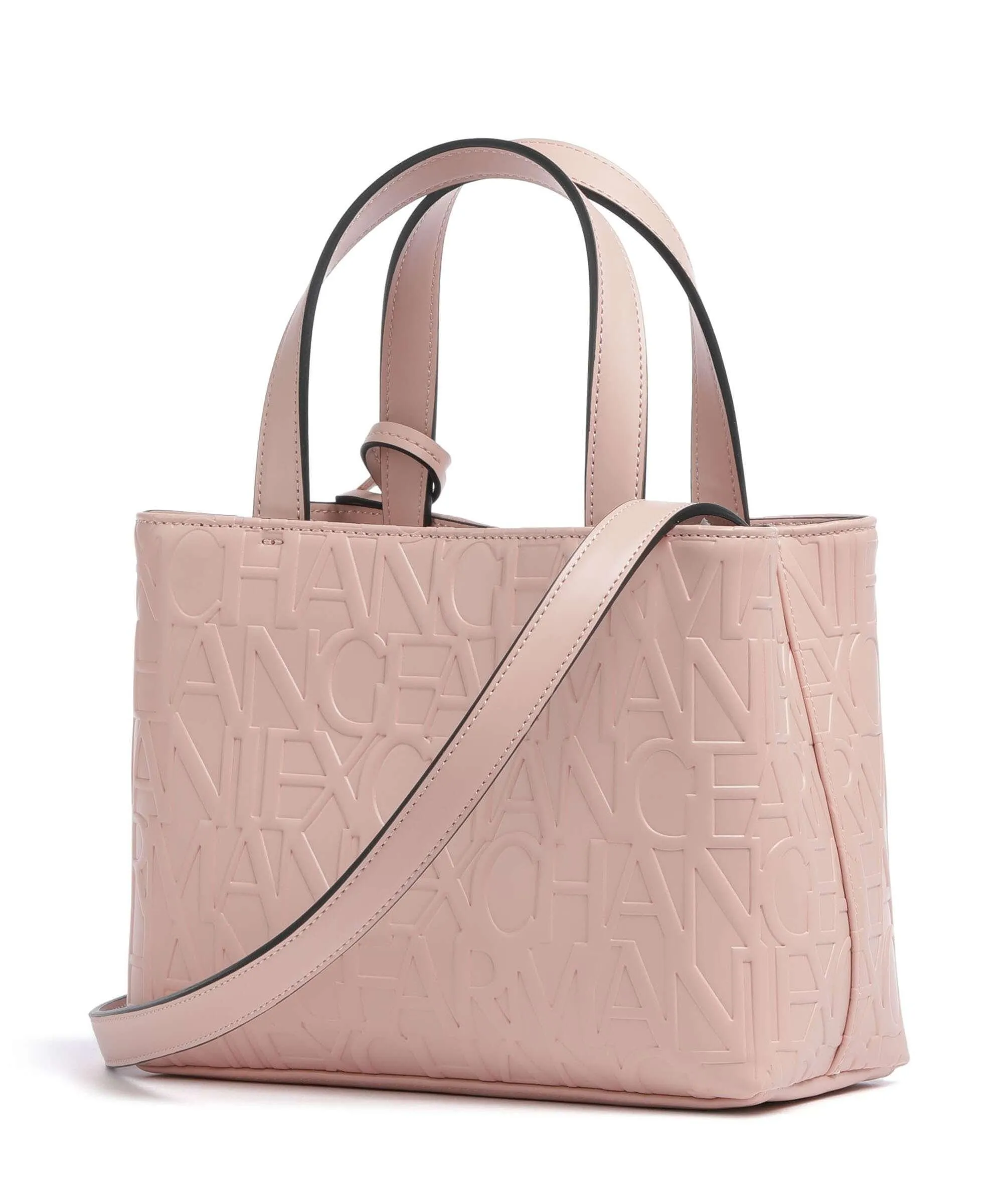  Armani Exchange Liz S Borsa a mano pelle sintetica rosa  