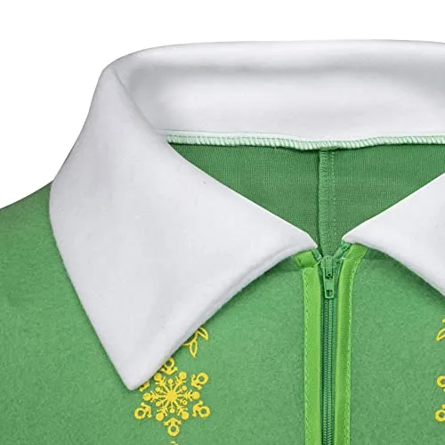AudMsier Abbigliamento da Elfo di Halloween Abbigliamento Natalizio Abbigliamento da Uomo Abbigliamento da Festa per Uomo e Donn