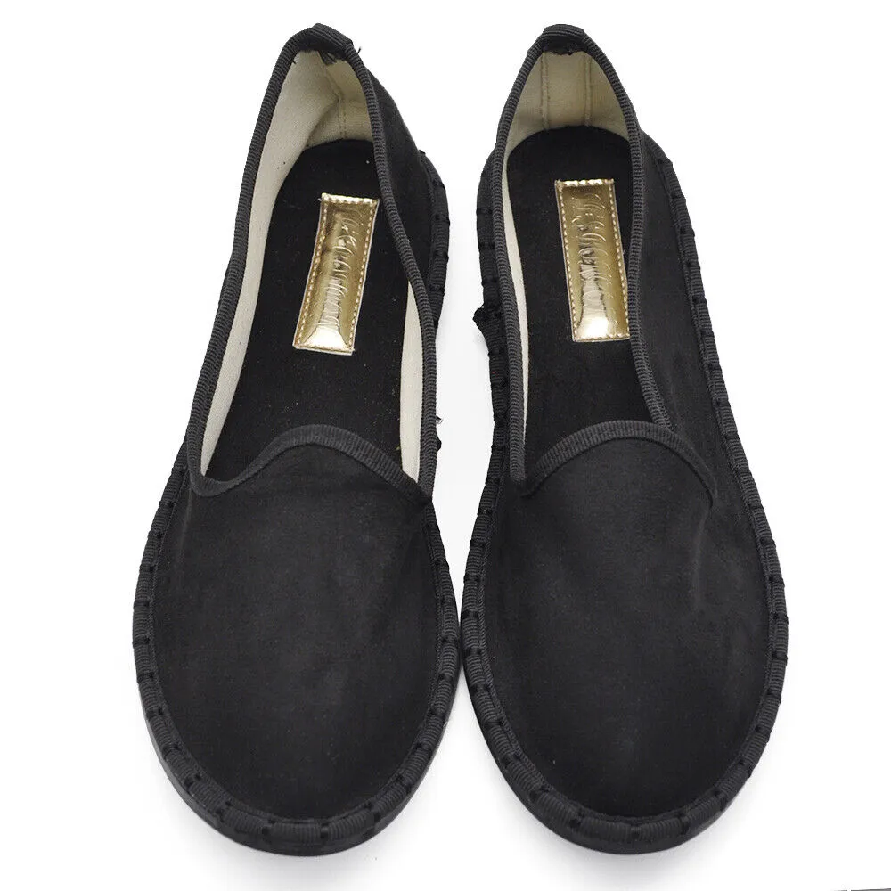 Ballerine Friulane Scarpe Veneziane Donna In Velluto o ecopelle laminato 608