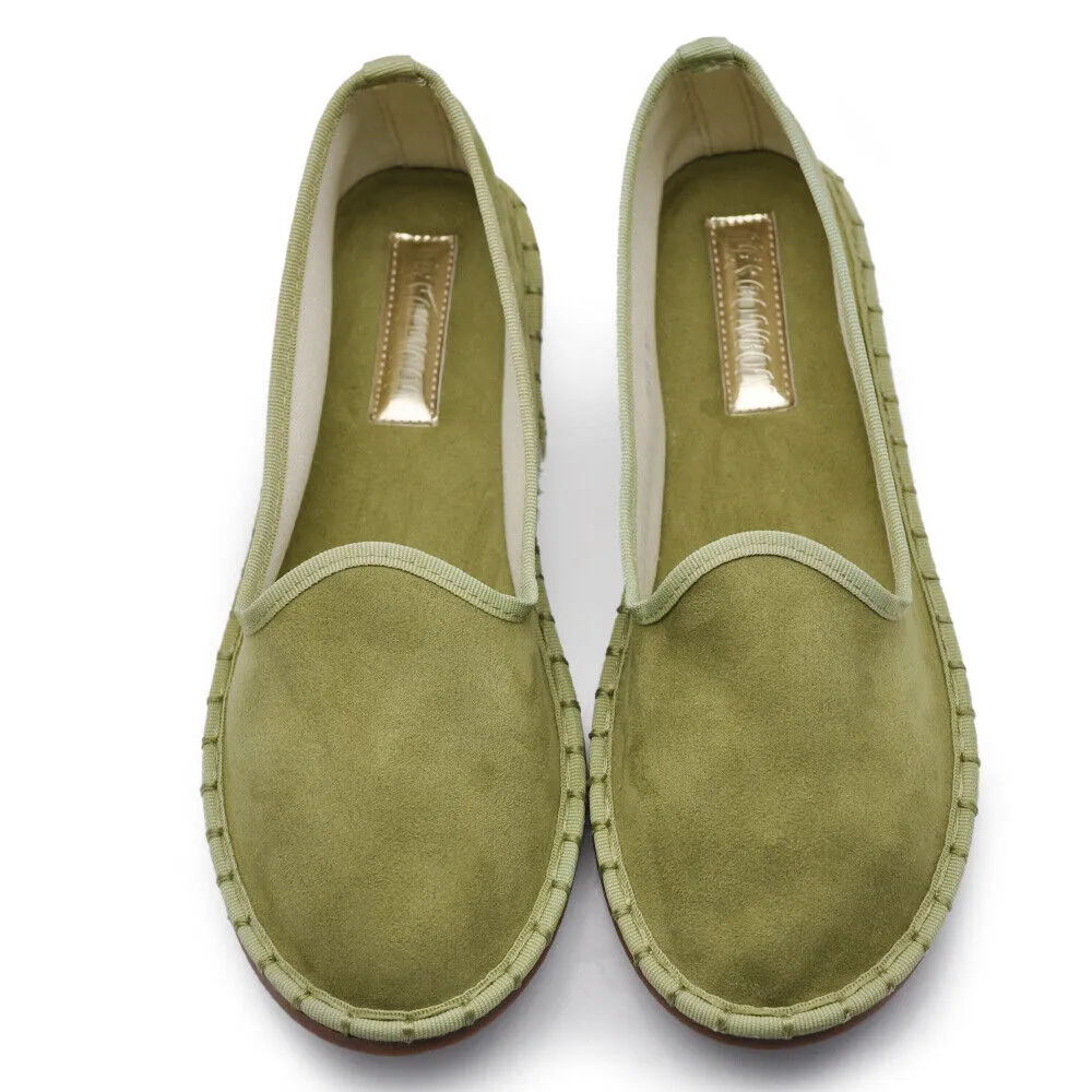 Ballerine Friulane Scarpe Veneziane Donna In Velluto o ecopelle laminato 608