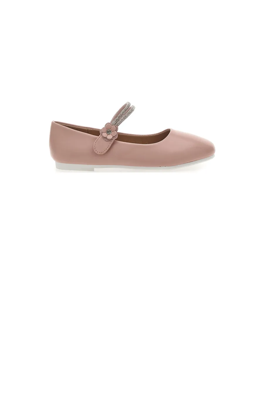 Ballerine Rosa Con Strass e Applicazione Floreale Pitt Kids 392450