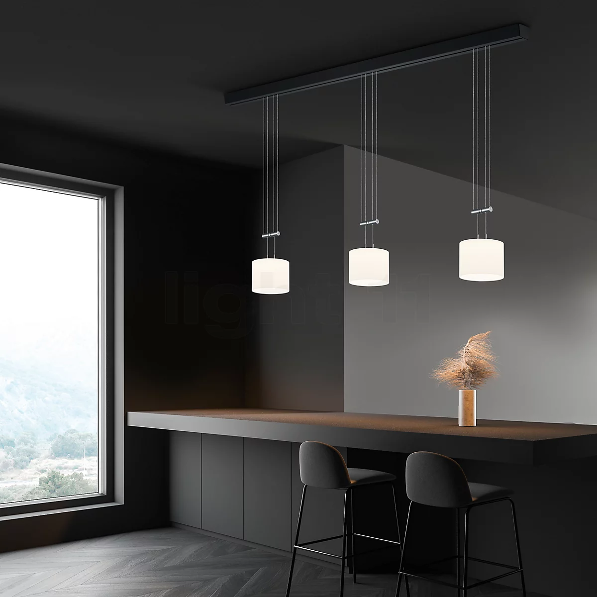 Bankamp Grazia Lampada a sospensione LED 3 fuochi