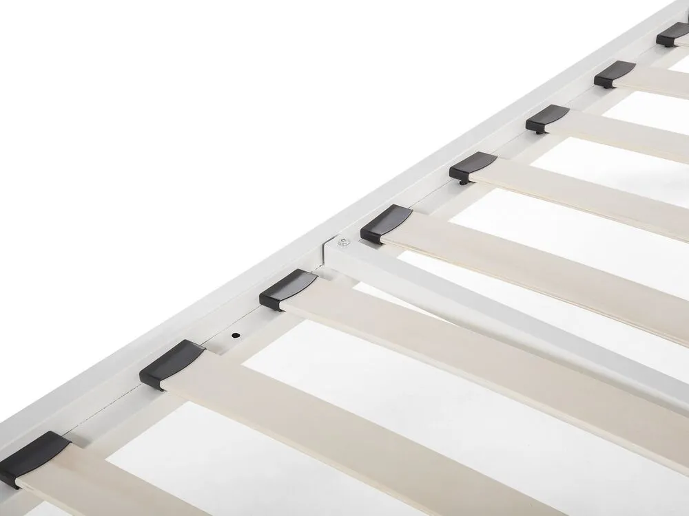 Bed Metal LYRA 140 x 200 cm (EU Double) White
