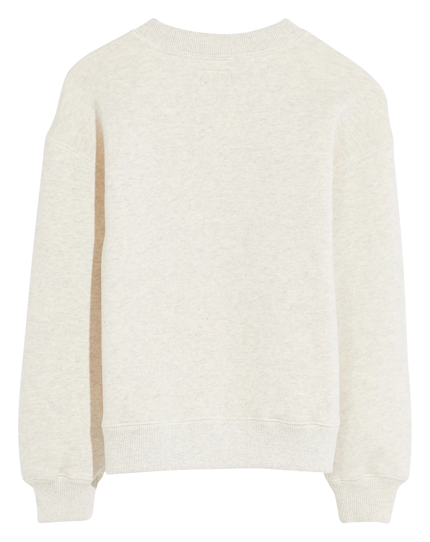  BELLEROSE   FADOL - Felpa scollo tondo ricamata in misto cotone | Beige