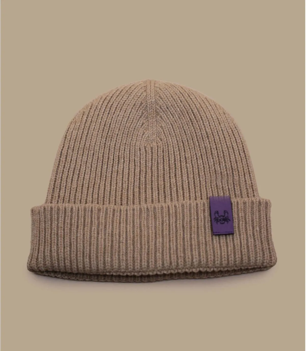     berretto di cammello prodotto in Francia   Bonnet Ocean Legend camel purple     