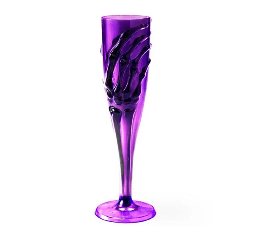 Bicchiere da champagne per Halloween in vari colori