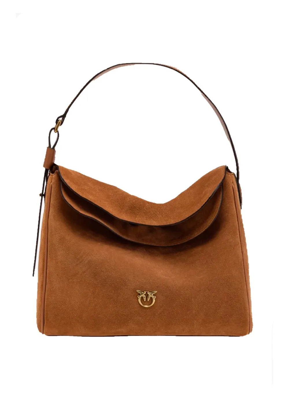 BIG LEAF BAG HOBO IN SUEDE