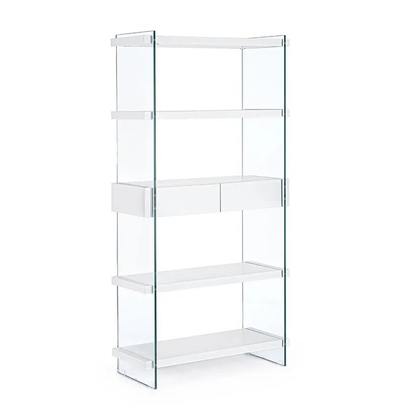 Bizzotto Libreria 4p-2c Line Wood bianco