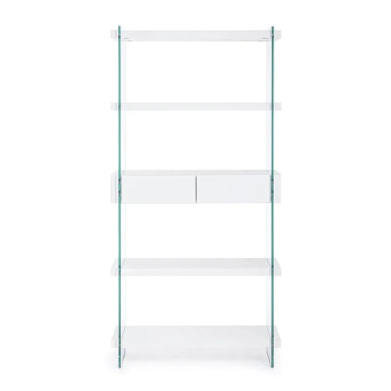 Bizzotto Libreria 4p-2c Line Wood bianco