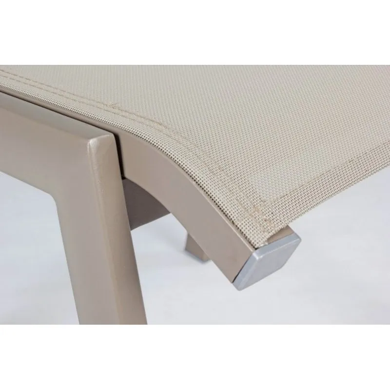 Bizzotto outdoor Poggiapiedi Victor tortora gk51