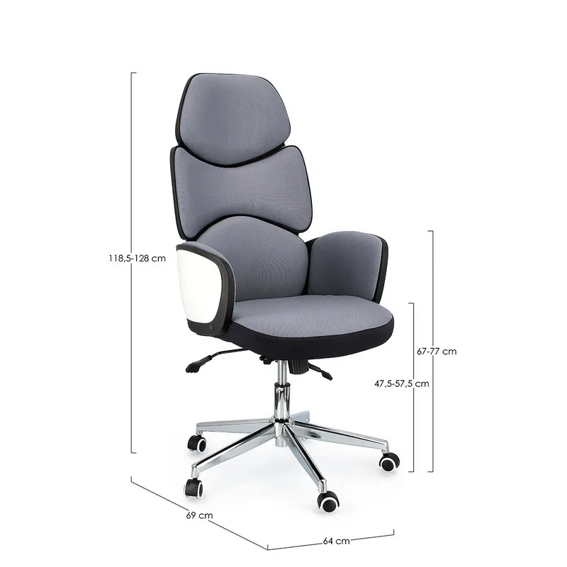 Bizzotto Poltrona ufficio Armstrong grigio scuro