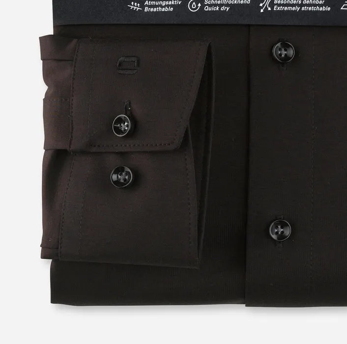 Black jersey shirt olymp modern fit