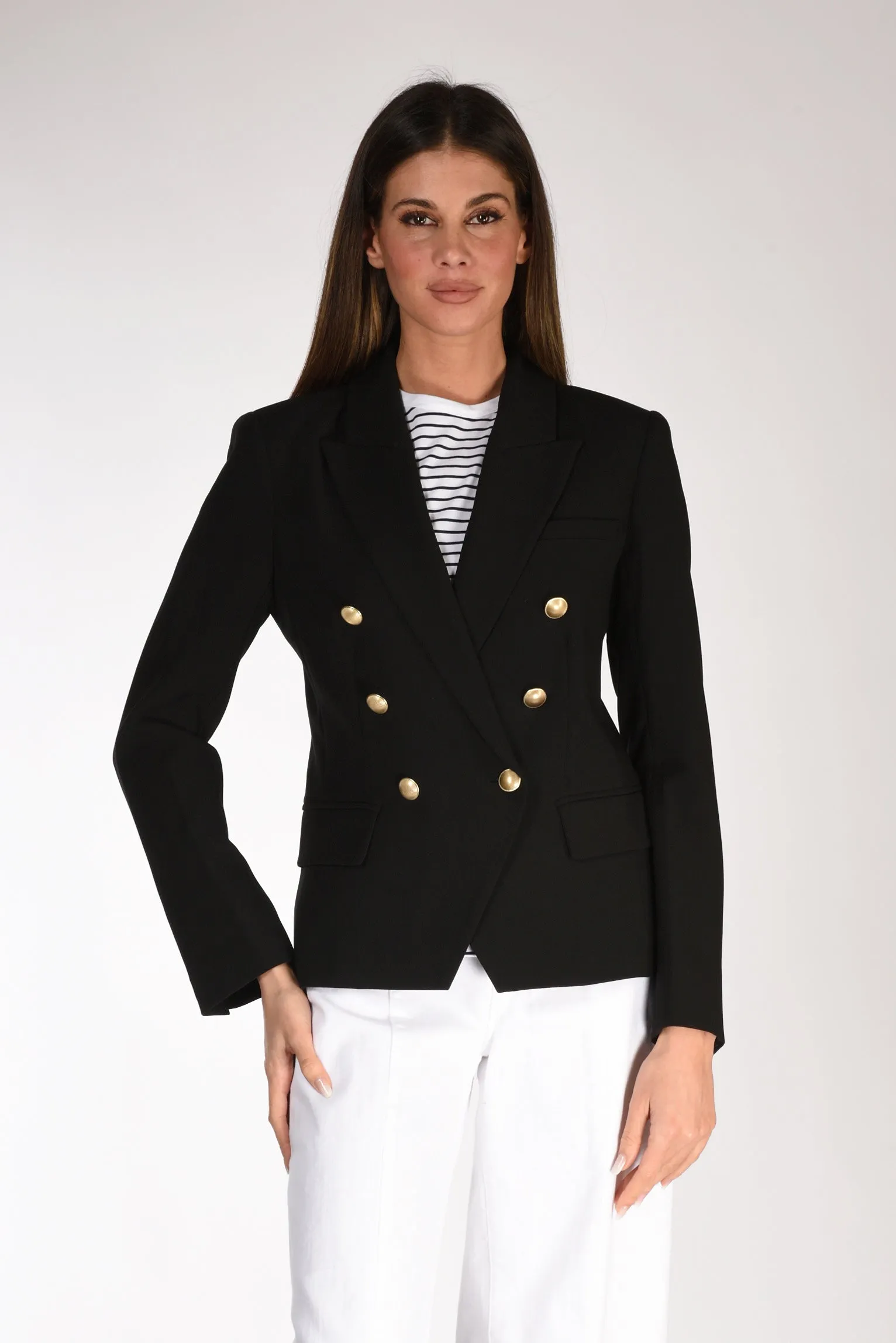 blazer nero donna