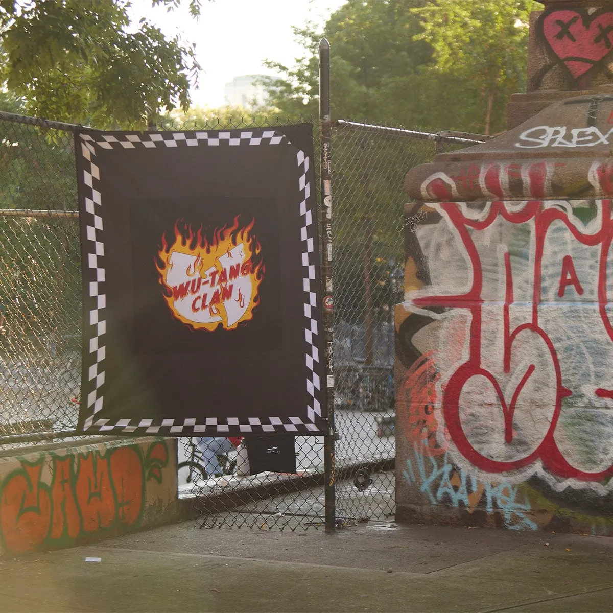 Blocks On Fire Park Blanket
