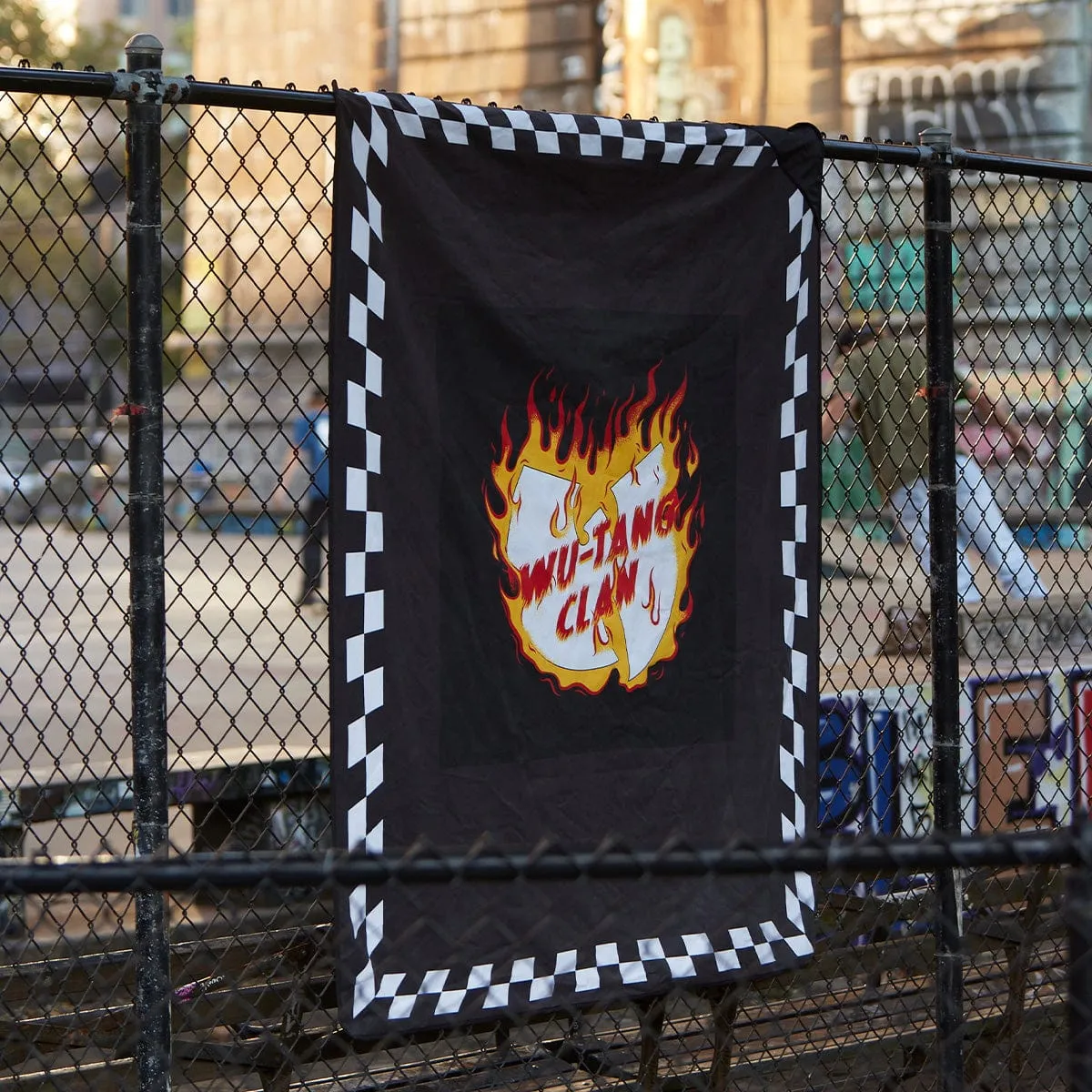 Blocks On Fire Park Blanket