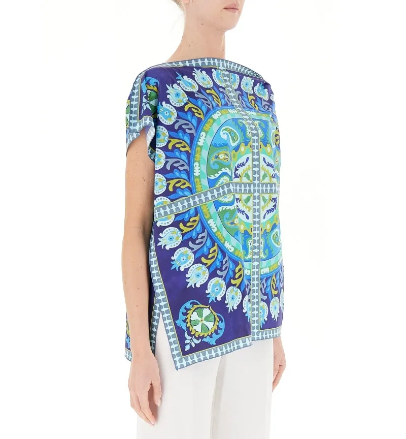 Blusa con fiocco