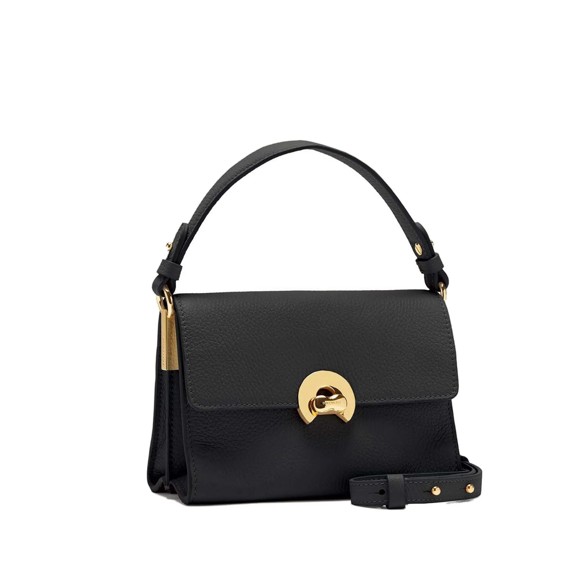 Borsa a mano binxie small in pelle martellata