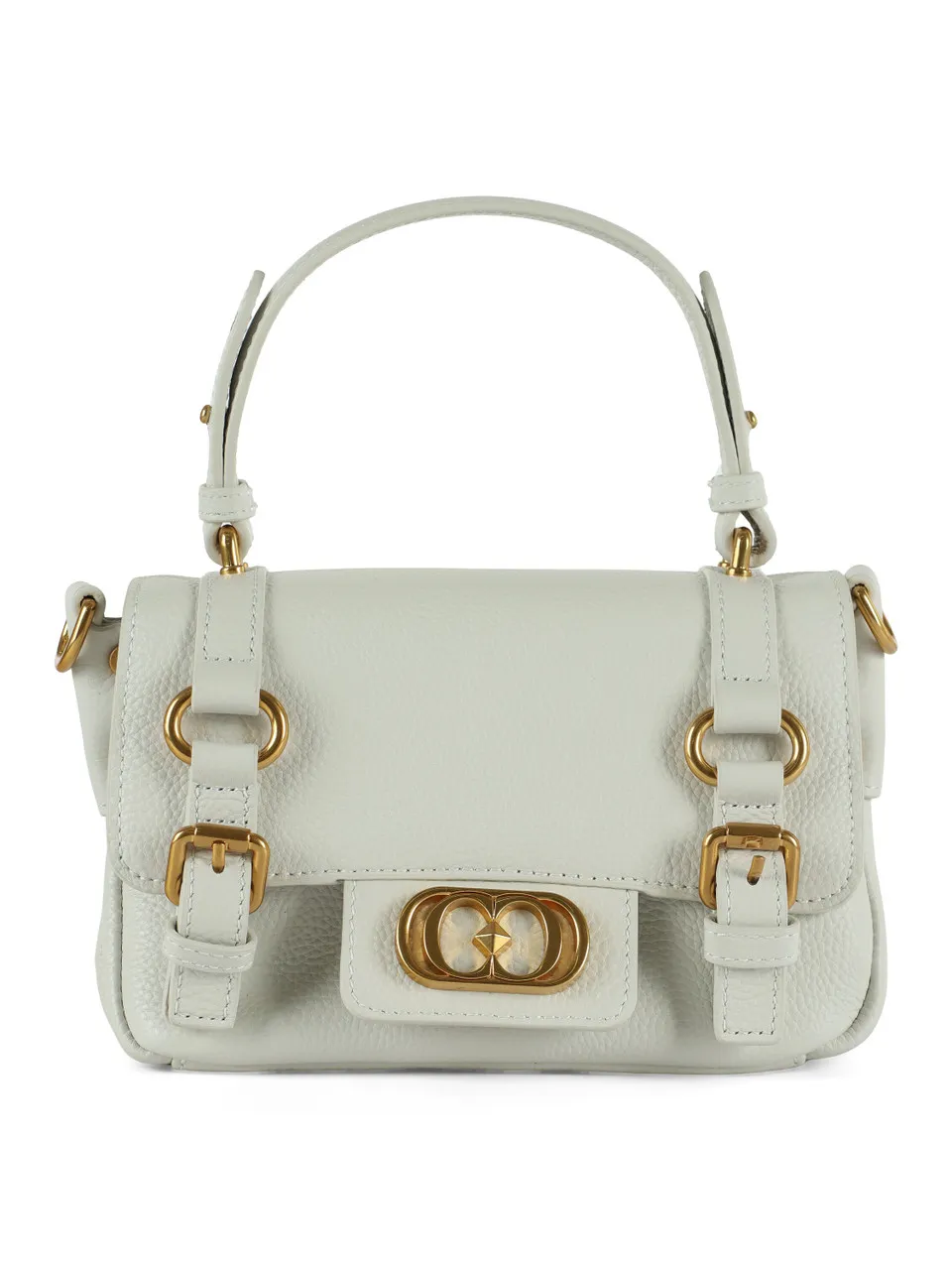 Borsa a mano in pelle martellata ATENA Small
