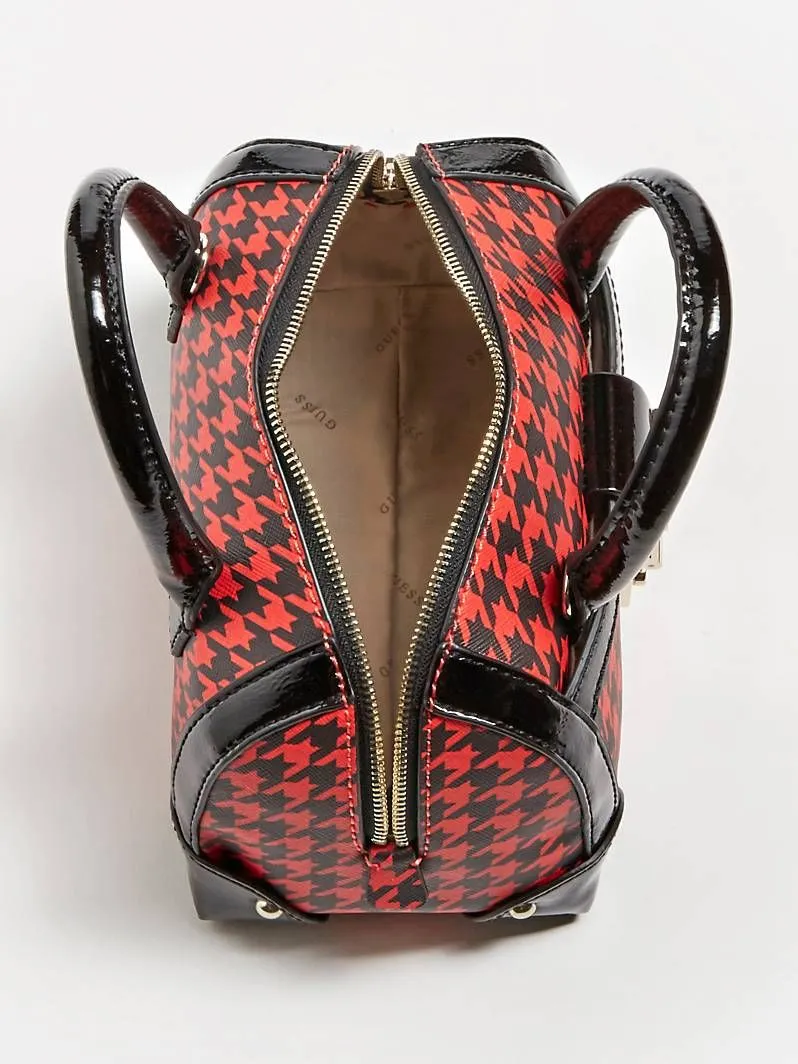 Borsa a mano lucienne pied de poule