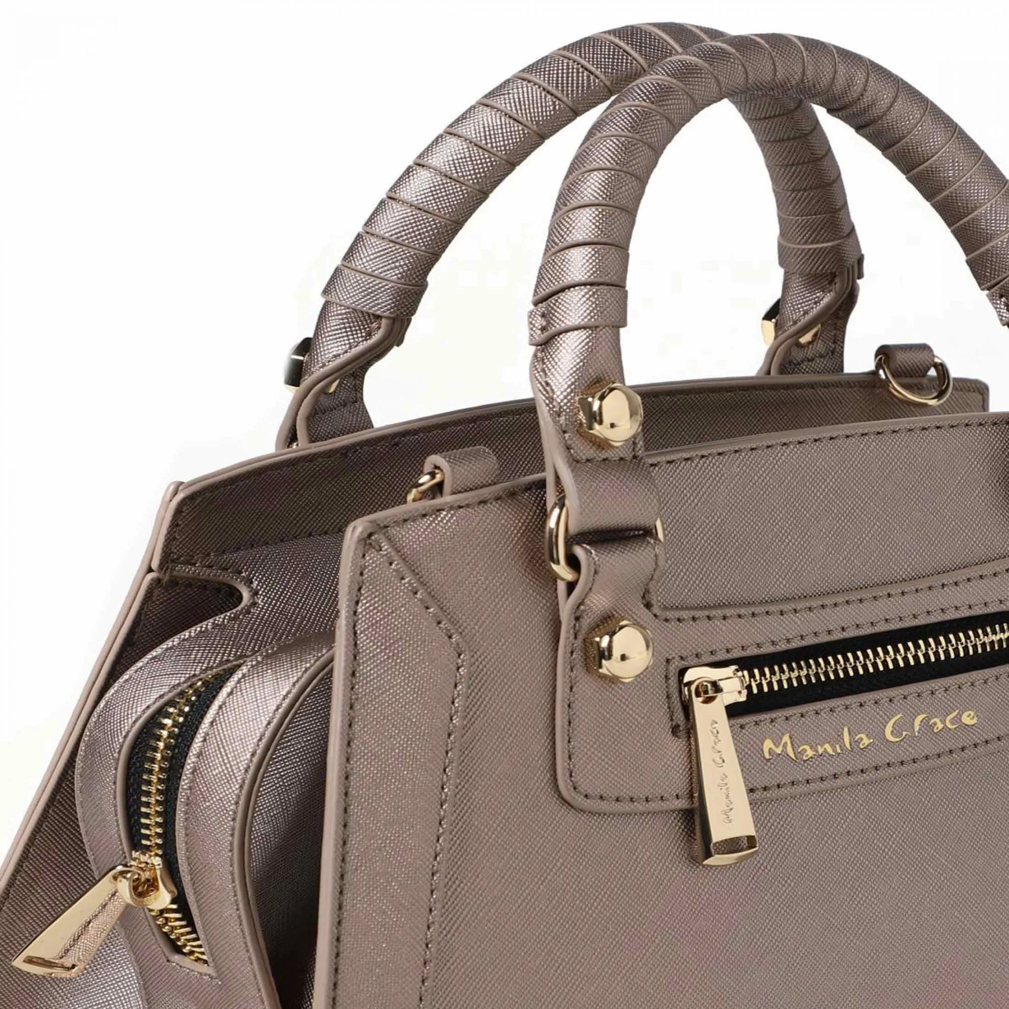 Borsa a mano mirama small in saffiano