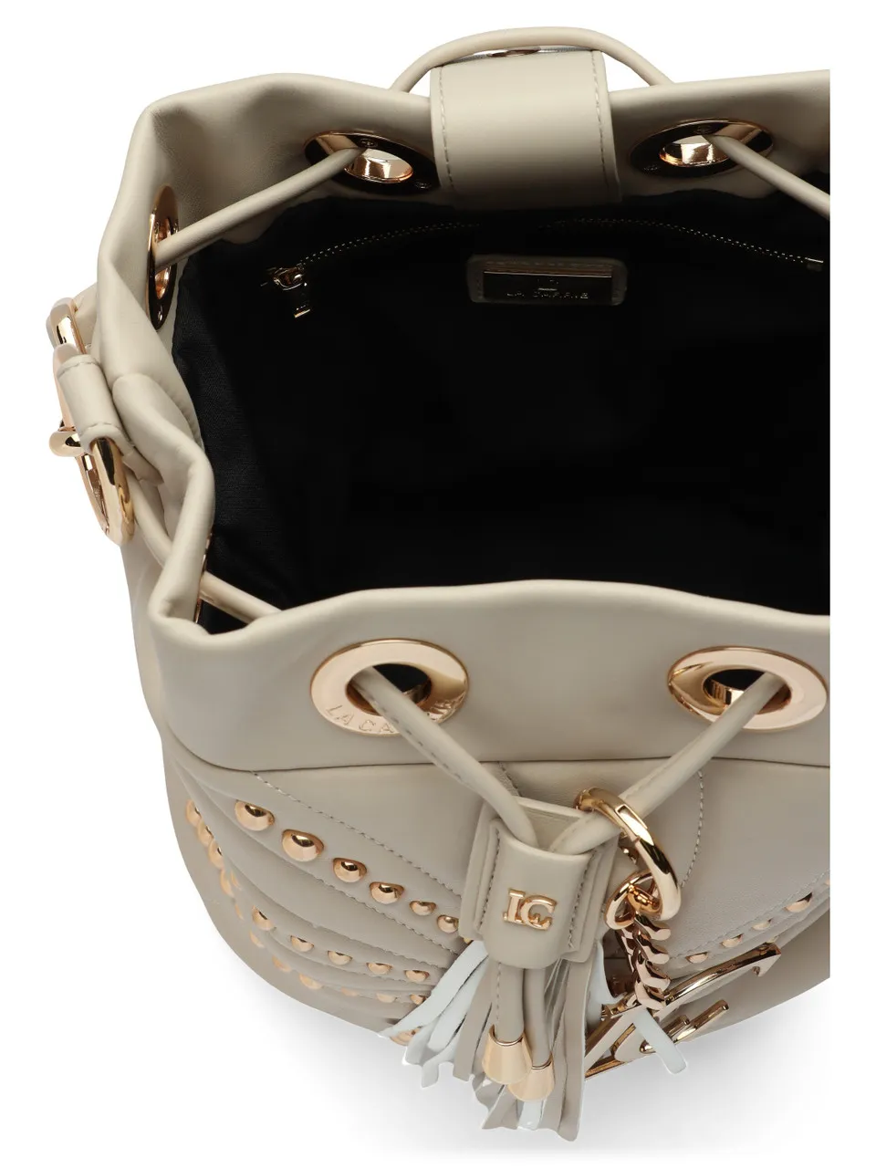 Borsa a secchiello OYSTER STUDS