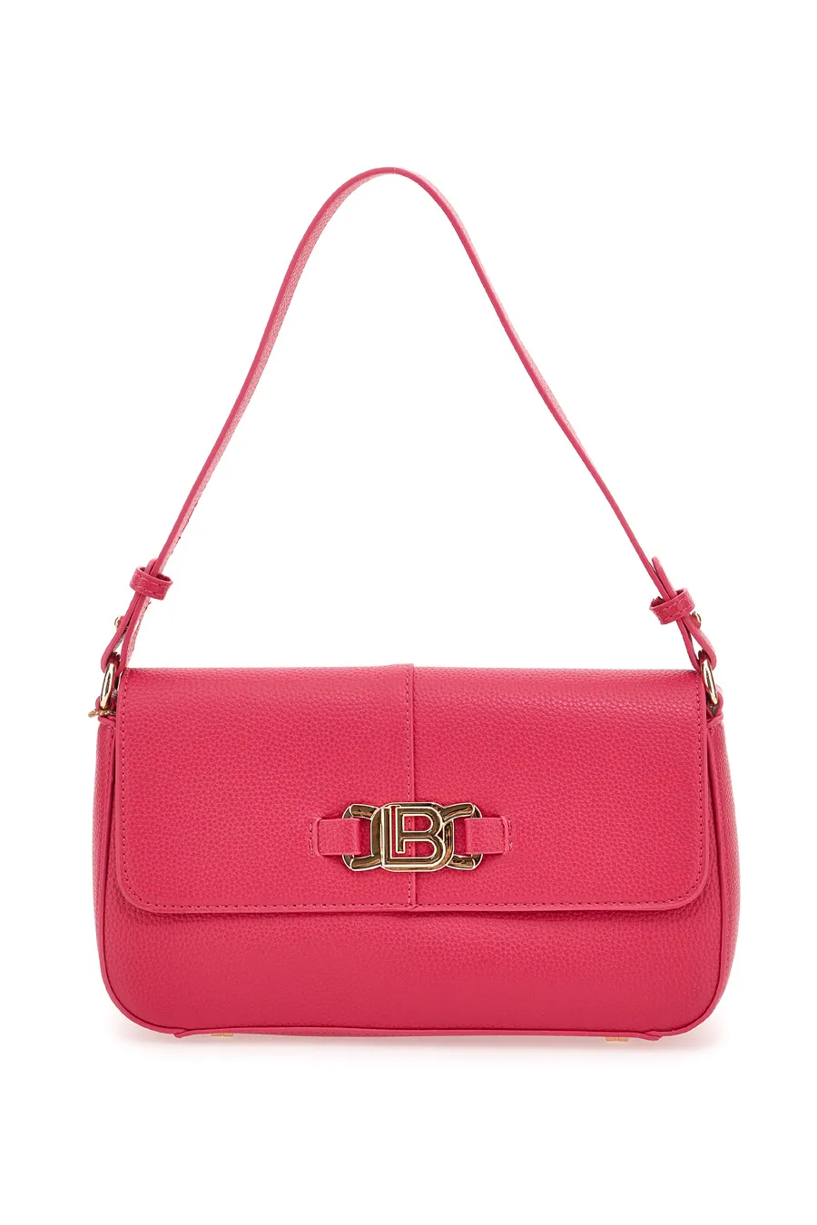 Borsa a Spalla Fucsia con Plancetta Dorata Laura Biagiotti 121-3
