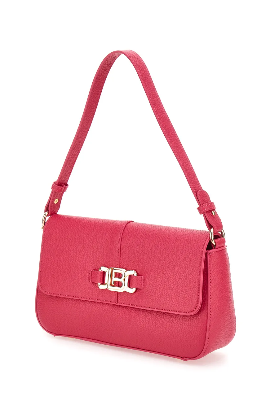 Borsa a Spalla Fucsia con Plancetta Dorata Laura Biagiotti 121-3