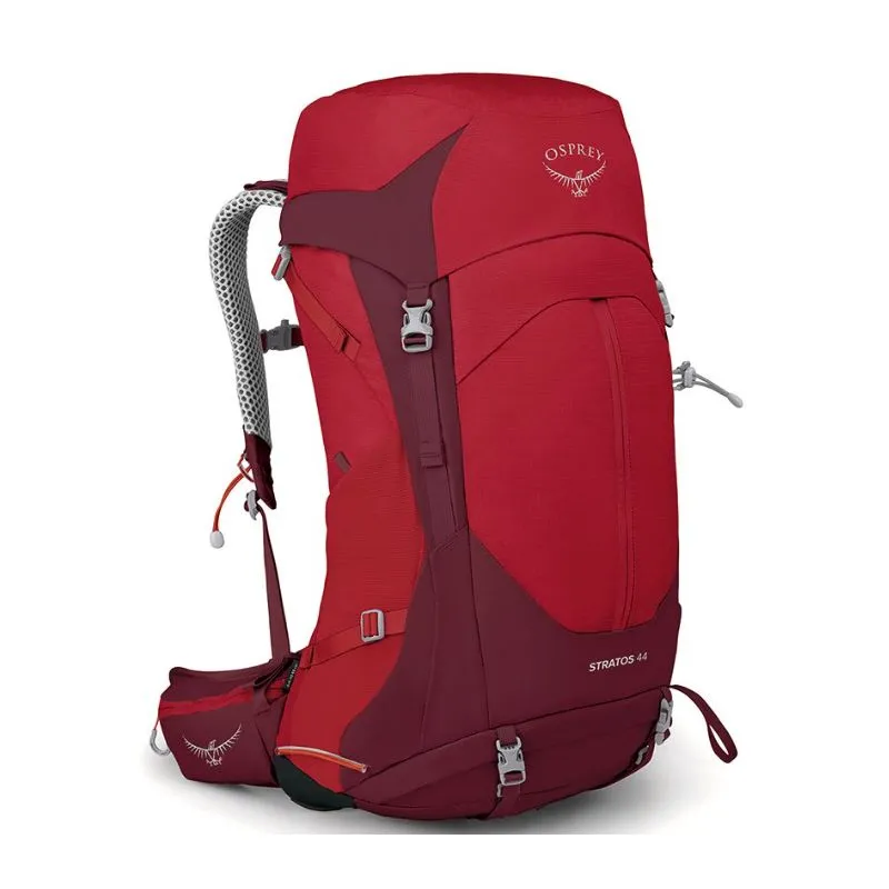 Borsa da trekking Osprey Stratos 44 (Poinsettia Red) Uomo