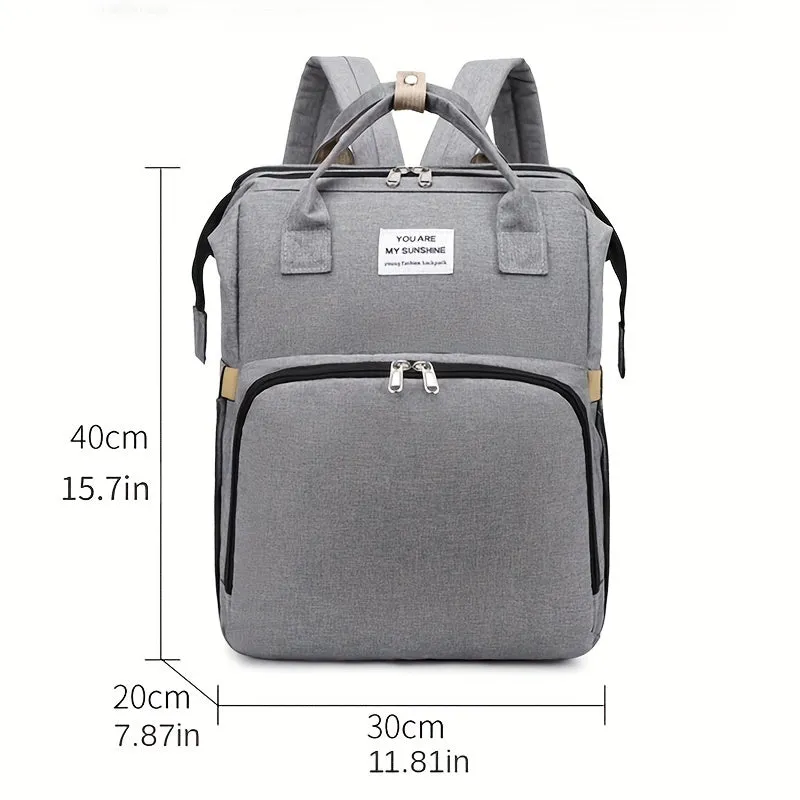 Borsa Per Mamma Di Nuova Moda, Zaino Pieghevole Per Pannolini Portatile Di Grande Capacità, Regalo Di Halloween, Ringraziamento 