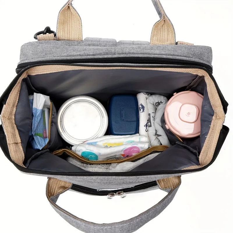 Borsa Per Mamma Di Nuova Moda, Zaino Pieghevole Per Pannolini Portatile Di Grande Capacità, Regalo Di Halloween, Ringraziamento 